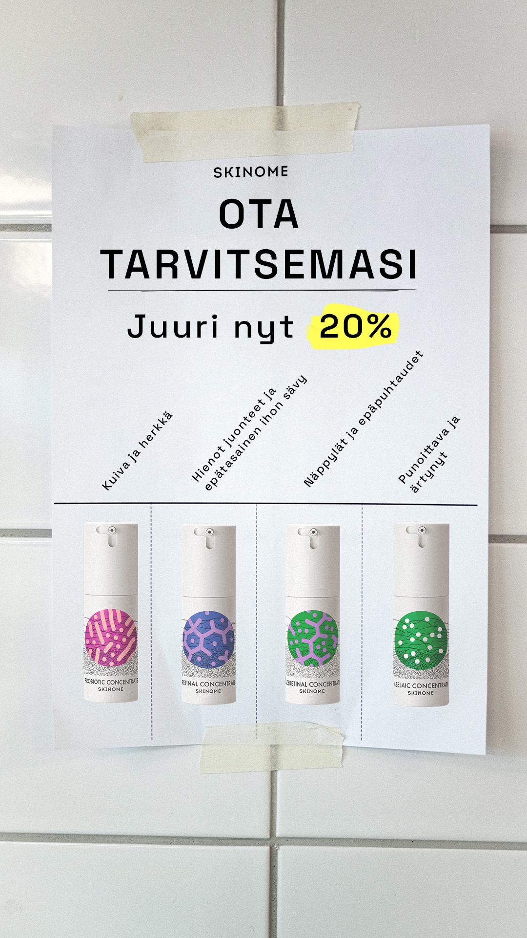 Skinome Facebook ad