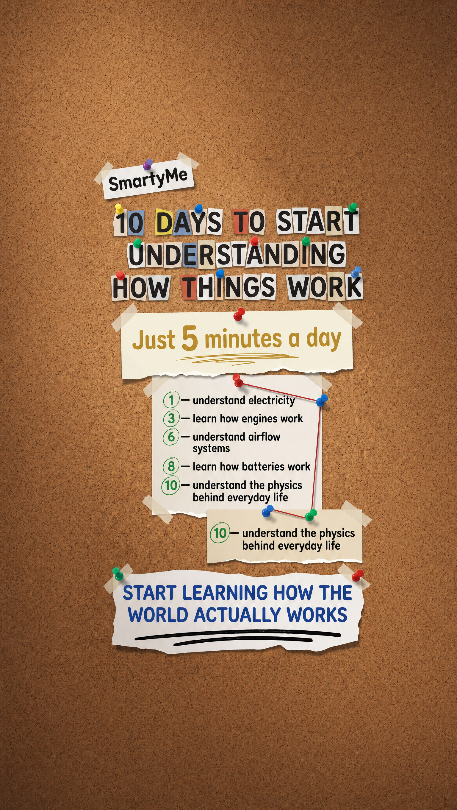 SmartyMe: Physics from All Over the World Facebook ad: Replace scrolling with addictive Physics lessons