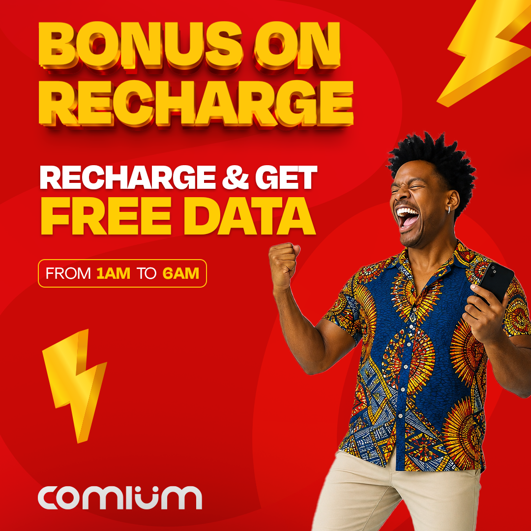 Comium Gambia Facebook ad: Late-night recharge rewards are here!