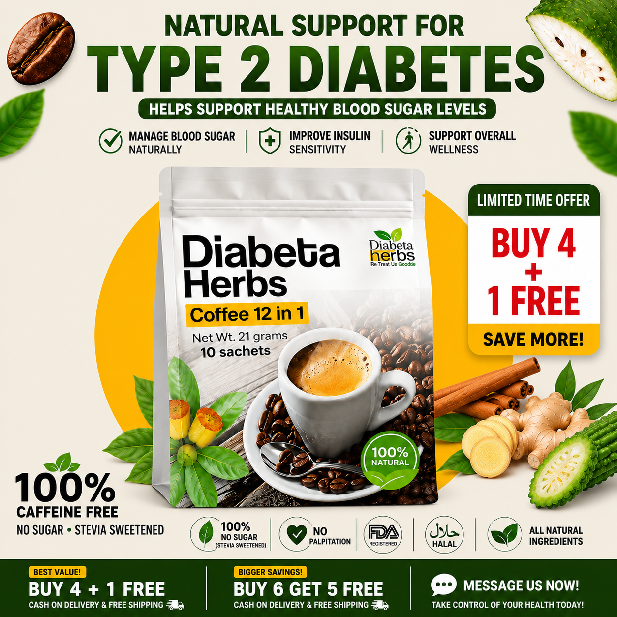 Diabetaherbs - MAIN STORE Facebook ad