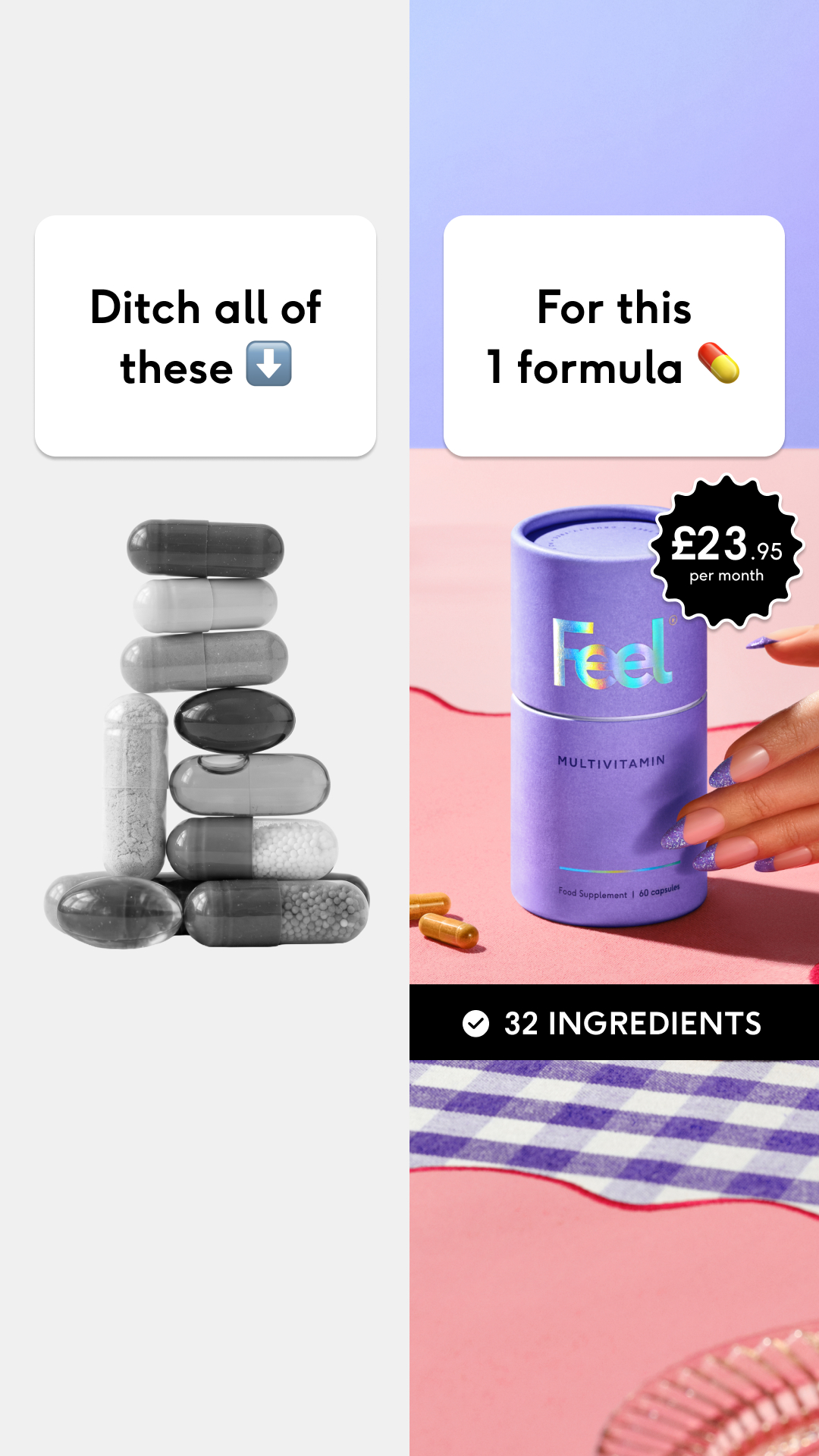 Feel Facebook ad