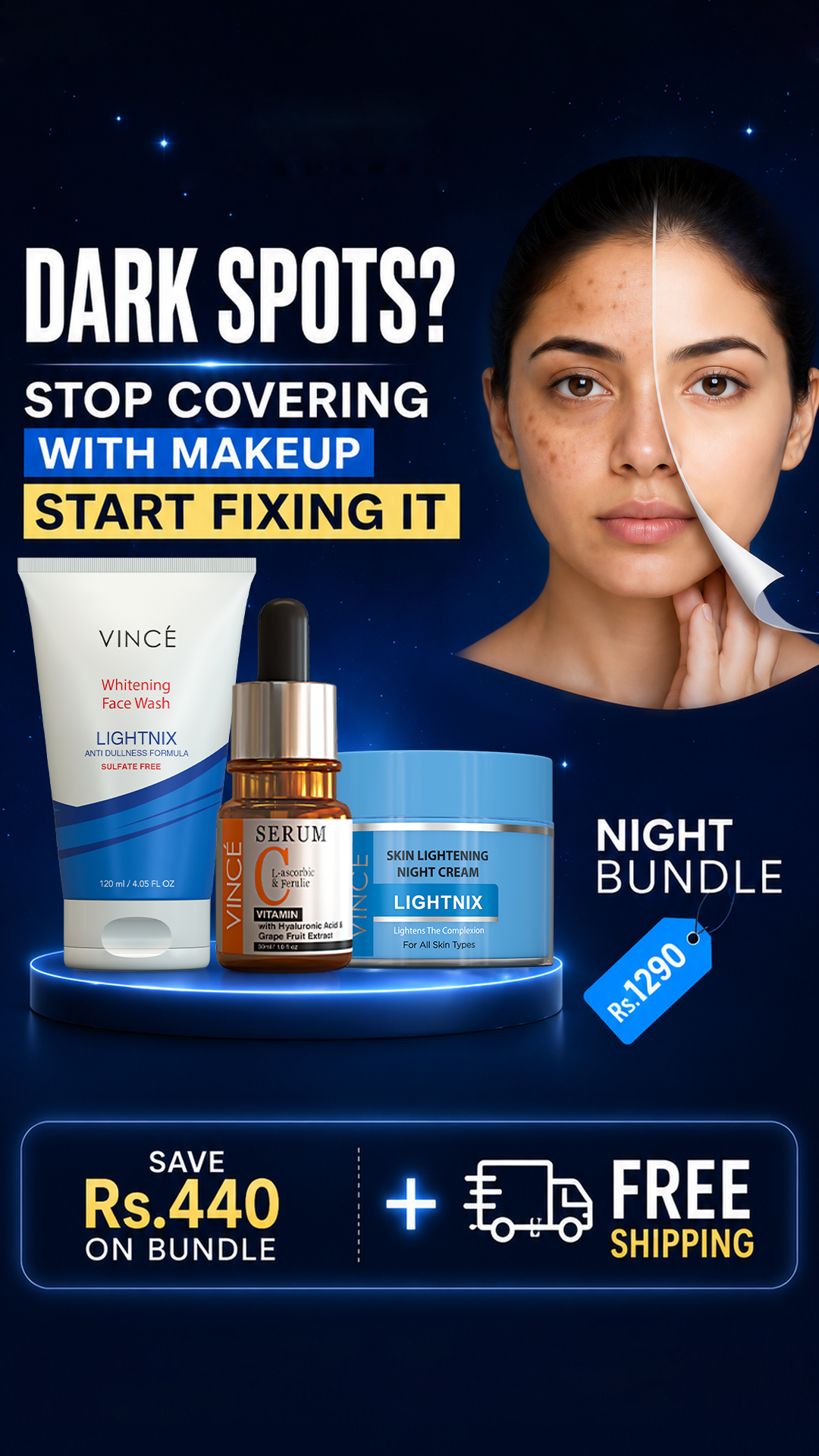 Vince Care Facebook ad