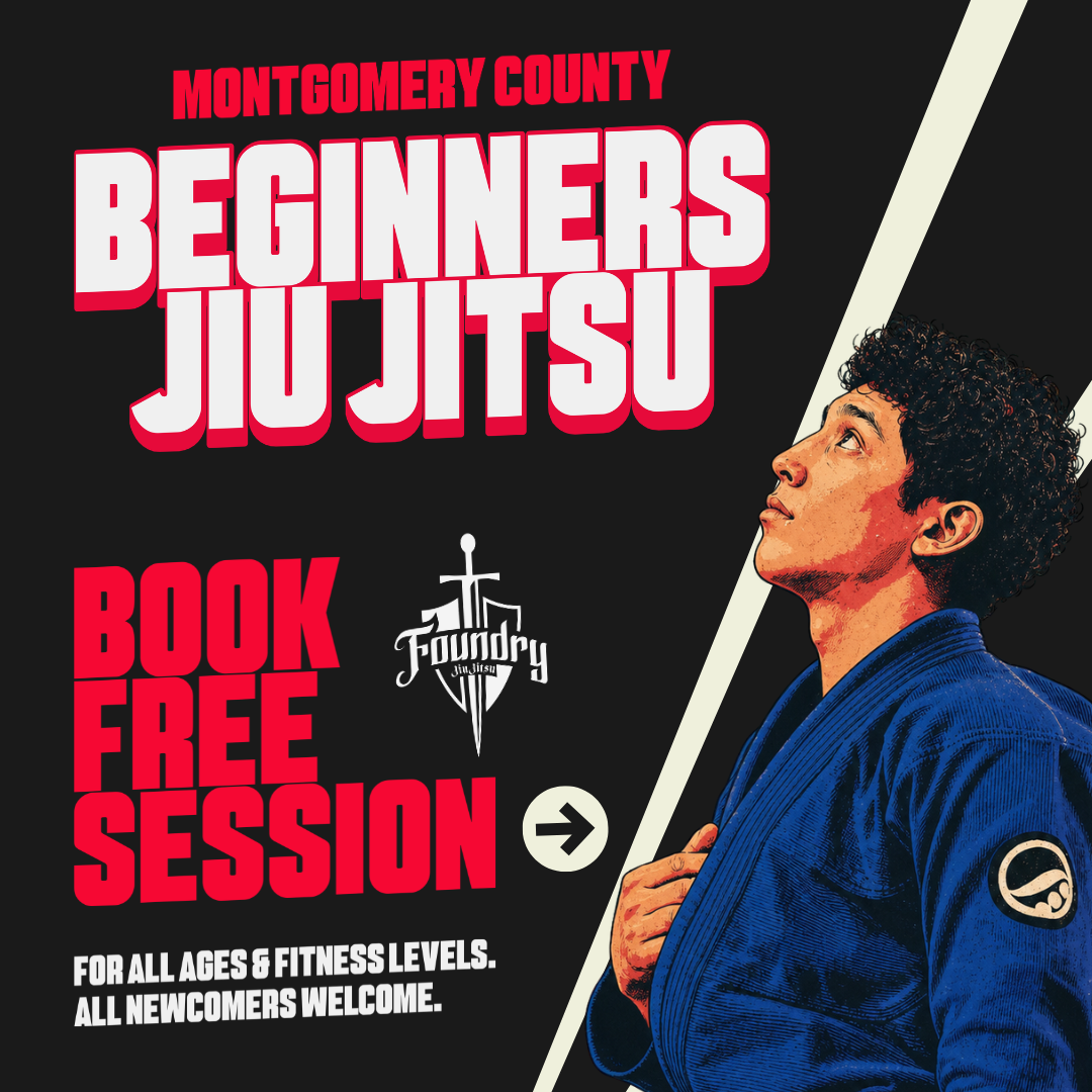Foundry Jiu Jitsu Academy Facebook ad: BOOK YOUR FREE JIU JITSU TRIAL
