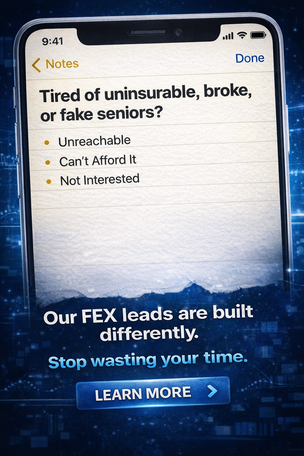 Virtual Blue Agency Facebook ad