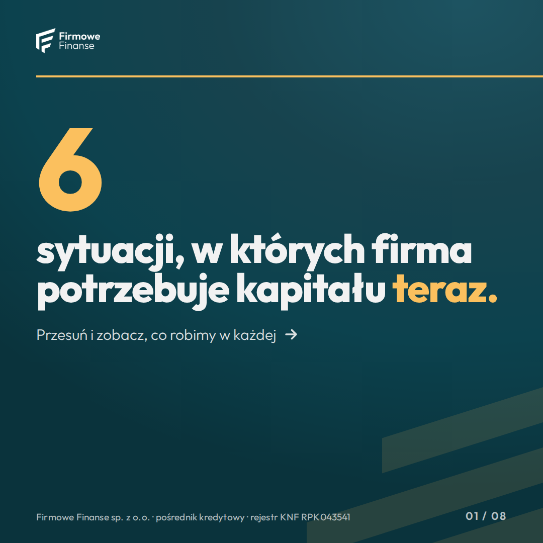 Firmowe Finanse Facebook ad: Zaległość w ZUS, faktury na 90 dni, termin…