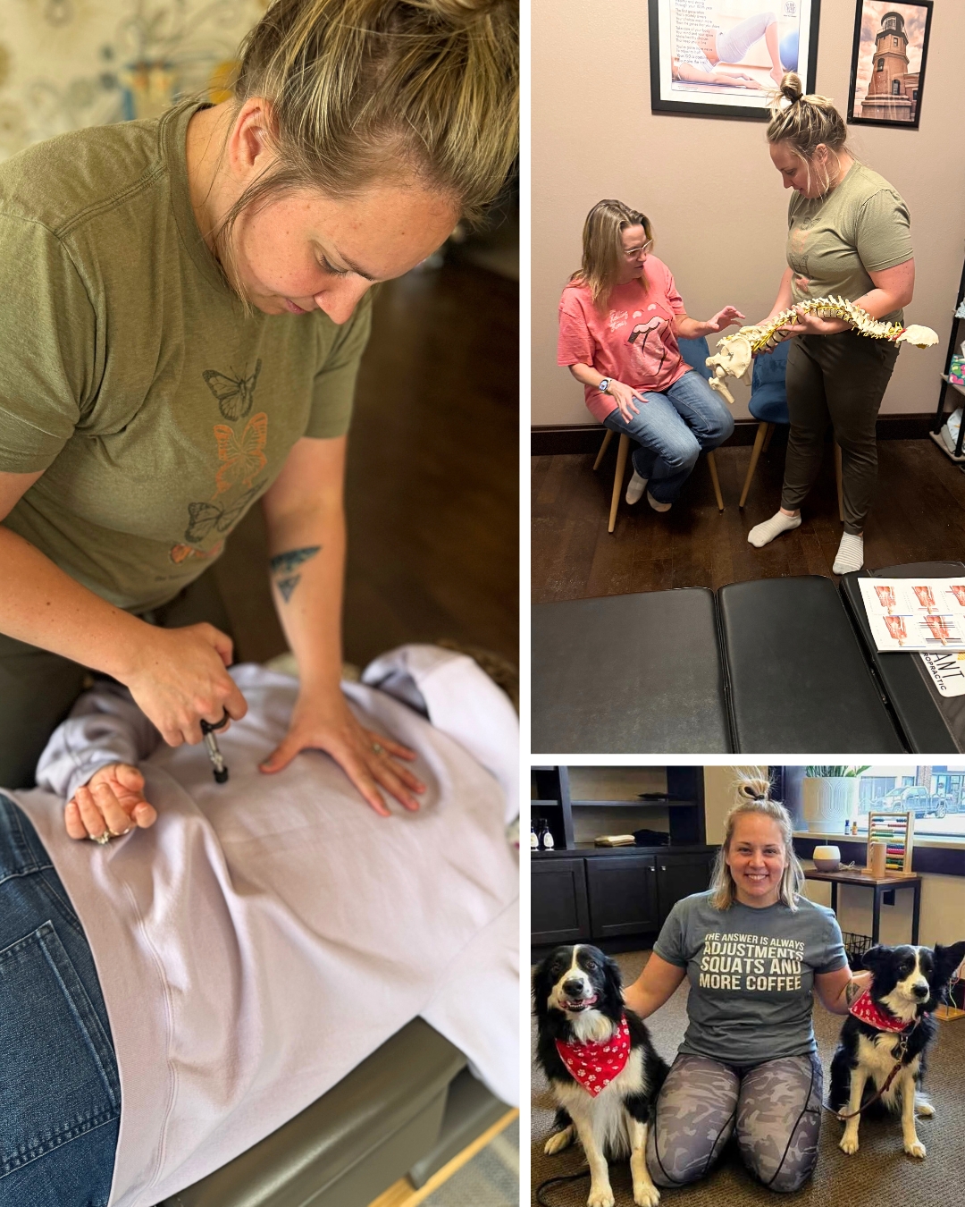 Vibrant Family Chiropractic Facebook ad: $27 Spinal Exam & 1st Adjustment!