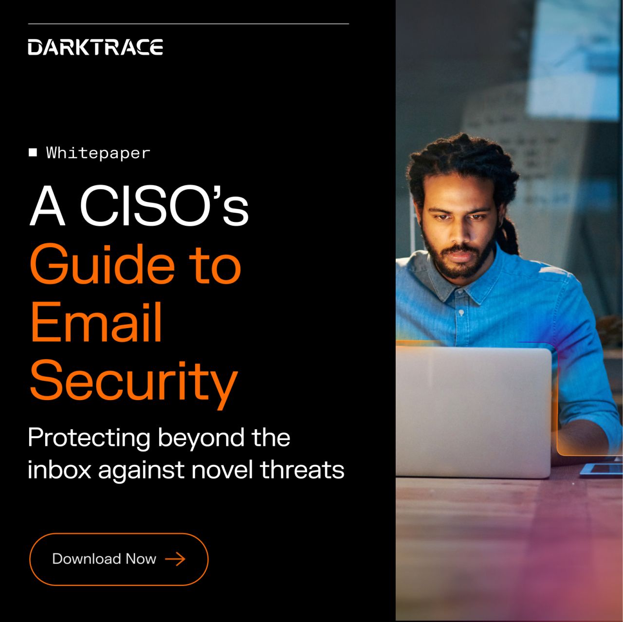 Darktrace Facebook ad: Get the definitive, modern day CISO’s Guide to Email…