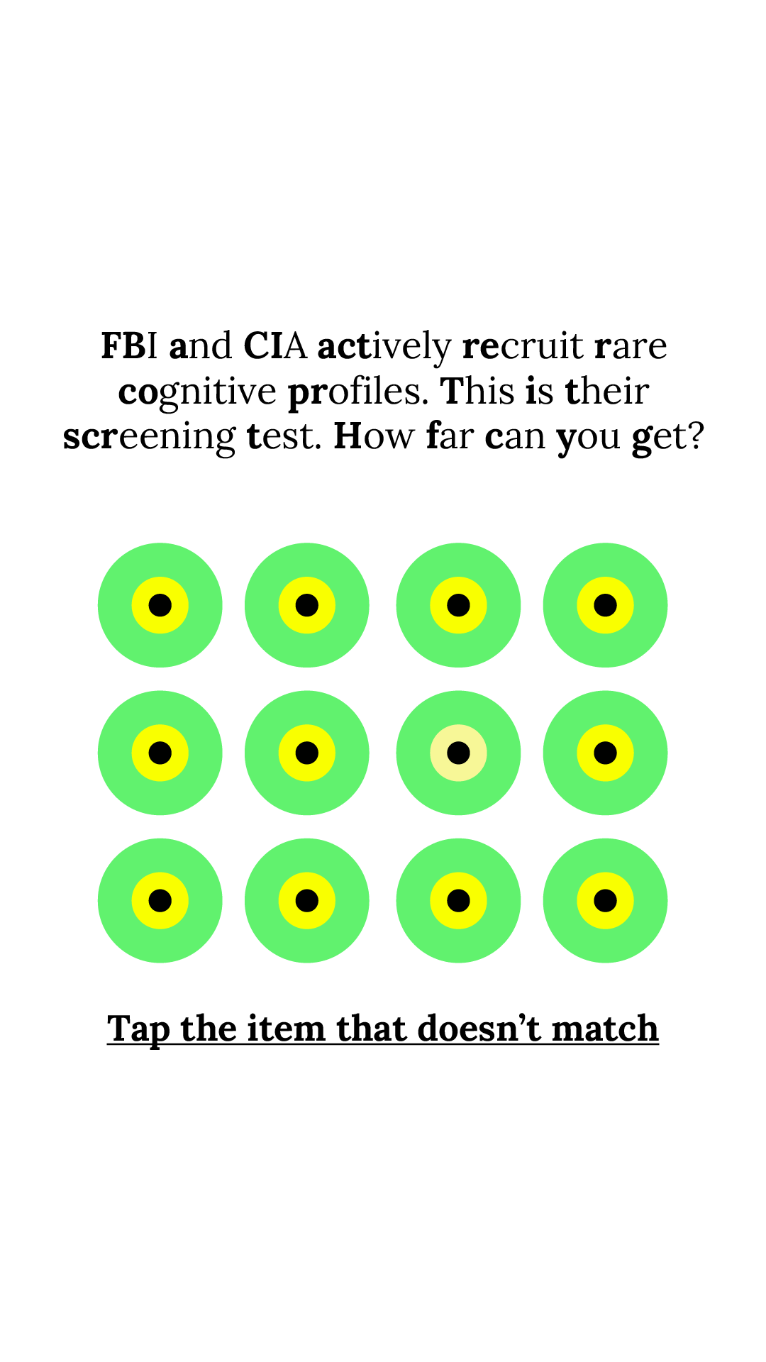 Brain Health Check Facebook ad