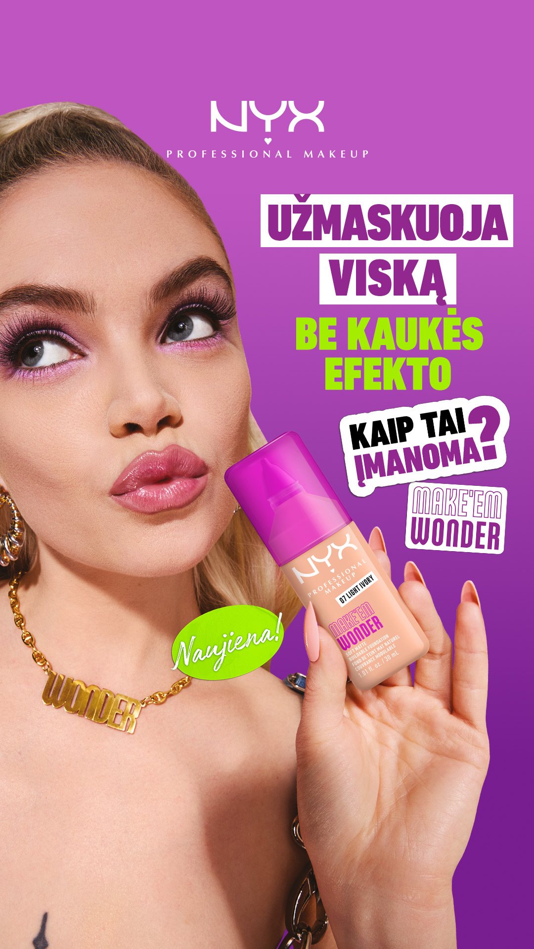 NYX Professional Makeup Lietuva Facebook ad from Mar 1, 2026