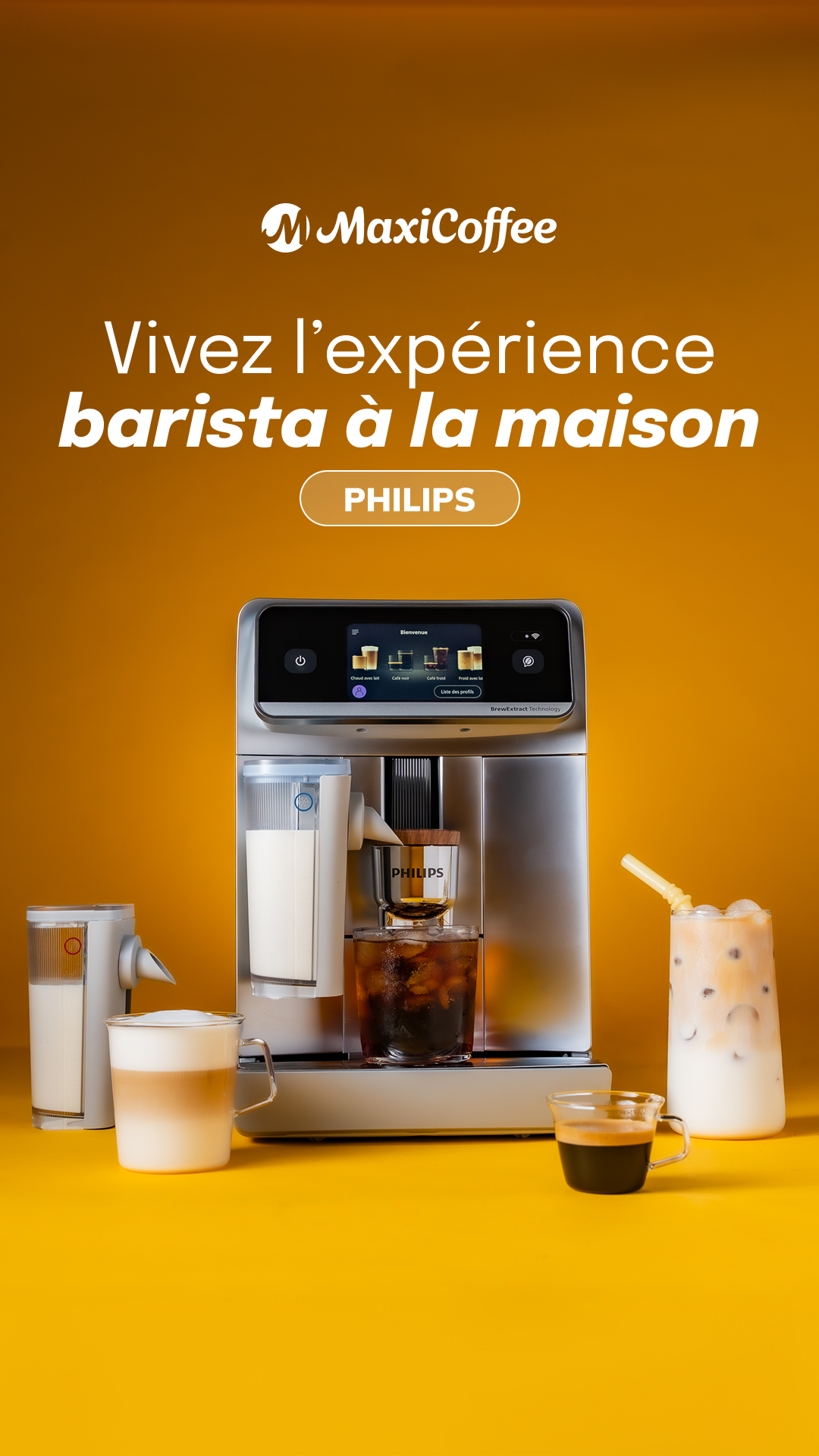 MaxiCoffee Facebook ad from Aug 5, 2026