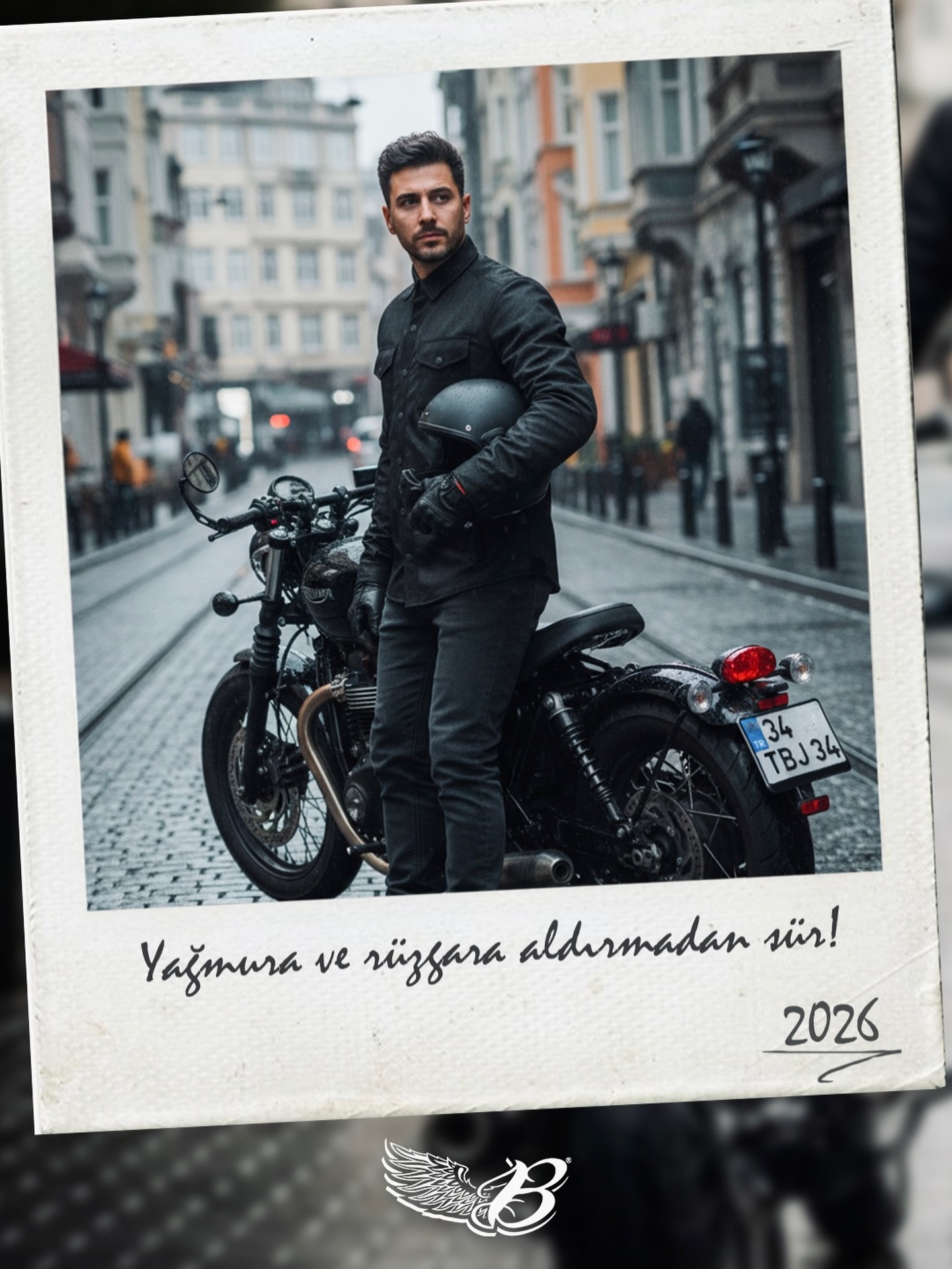 The Biker Jeans Facebook ad: Suya Dayanıklı Korumalı Motosiklet Gömleği! %100 DuPont…