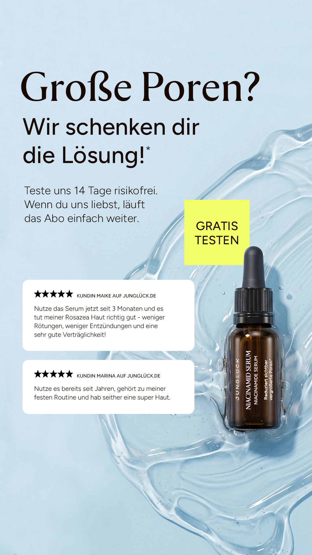 Junglück Facebook ad
