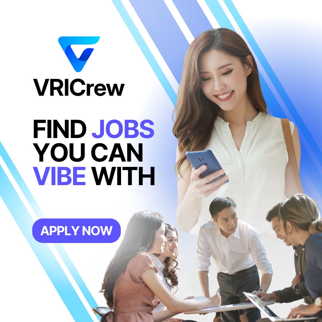 Find Jobs at Vricrew Philippines Facebook ad: VRICrew
