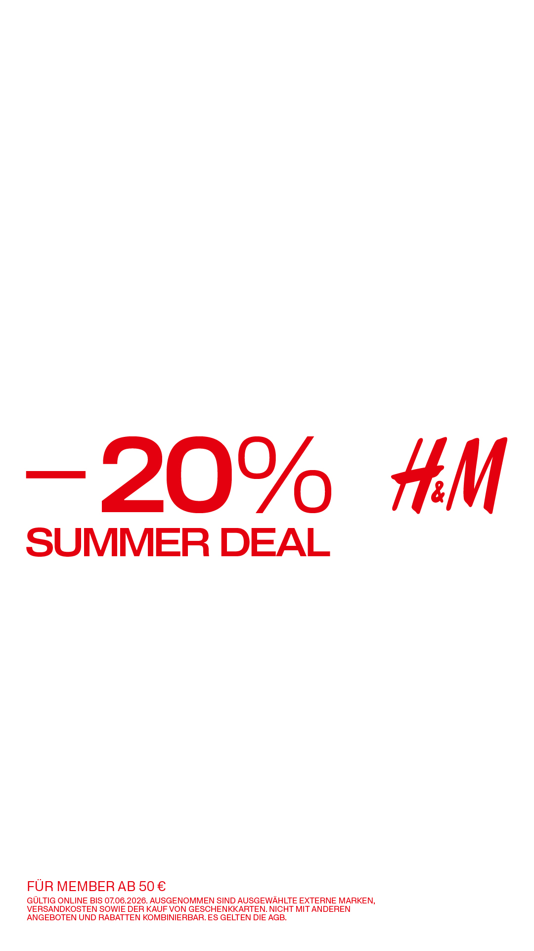H&M Facebook ad from Jun 4, 2026