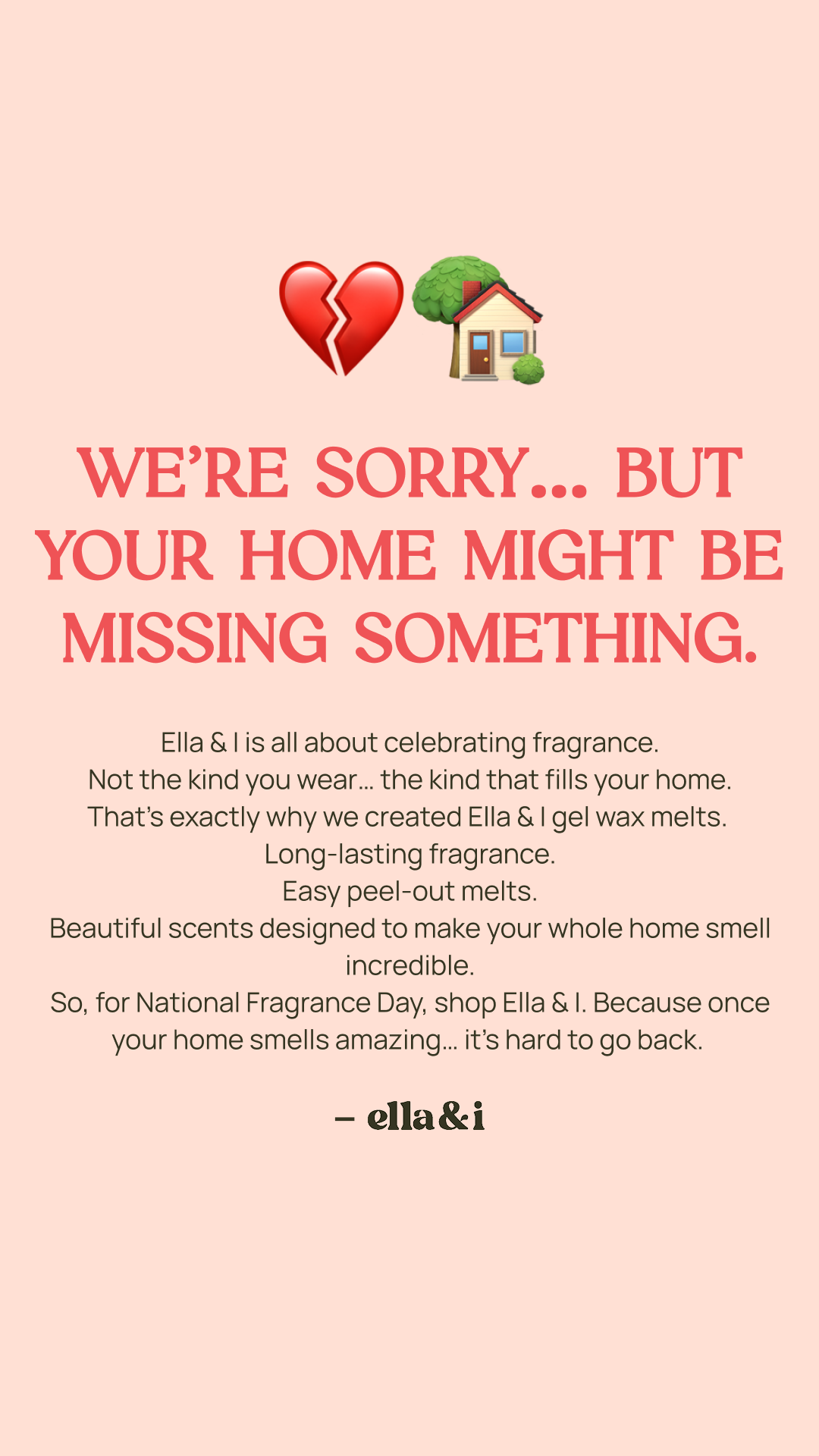 Ella & I Home Fragrance Facebook ad