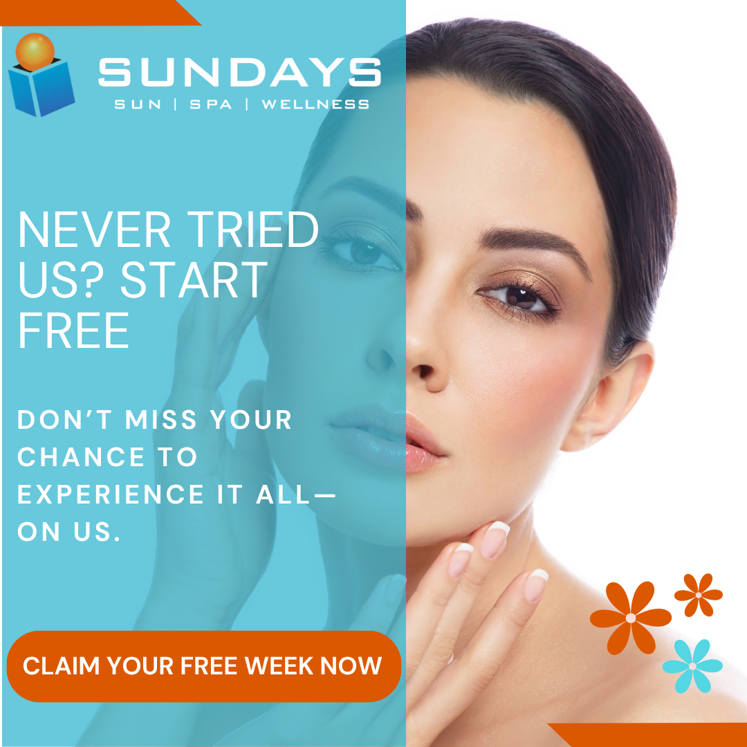 Sundays Sun-Spa-Shop Facebook ad: Why Not Try It Free?