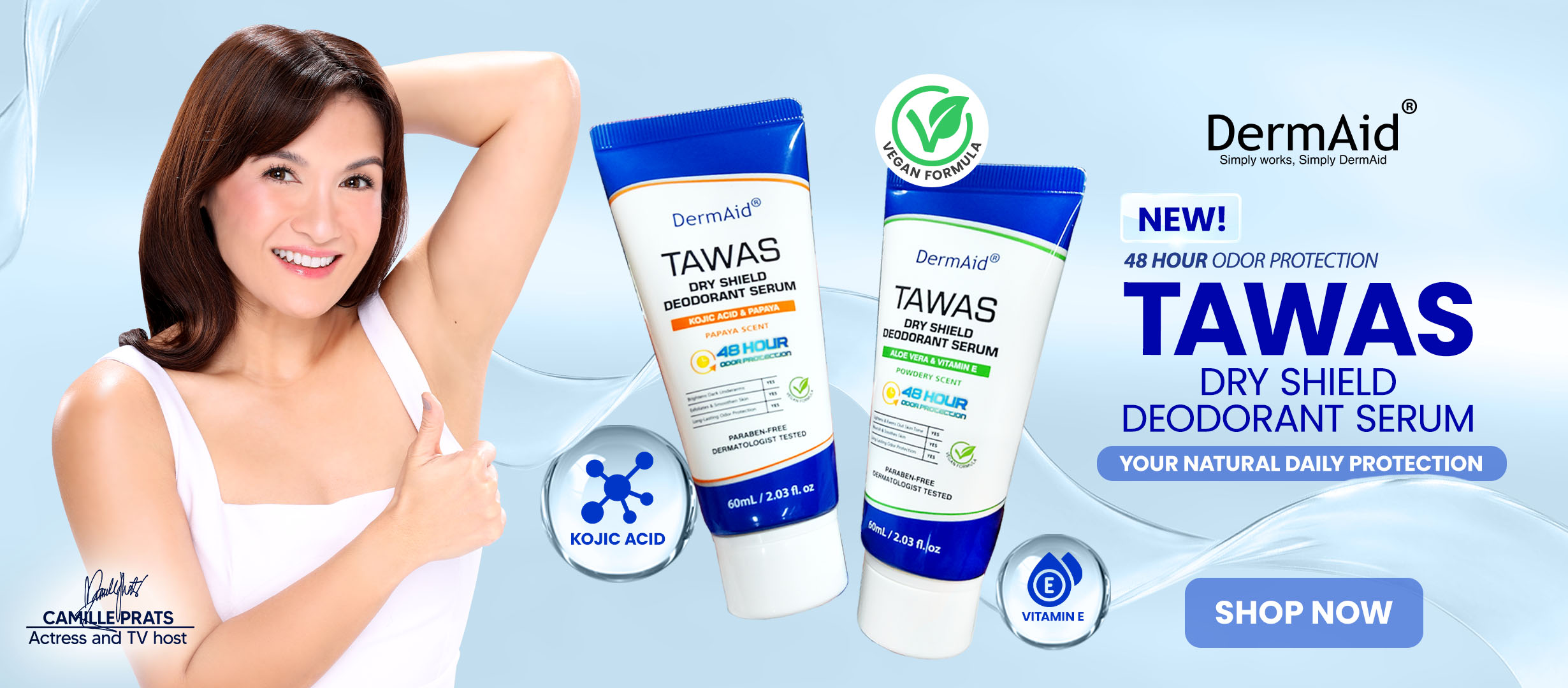 DermAid Facebook ad: The Natural way!