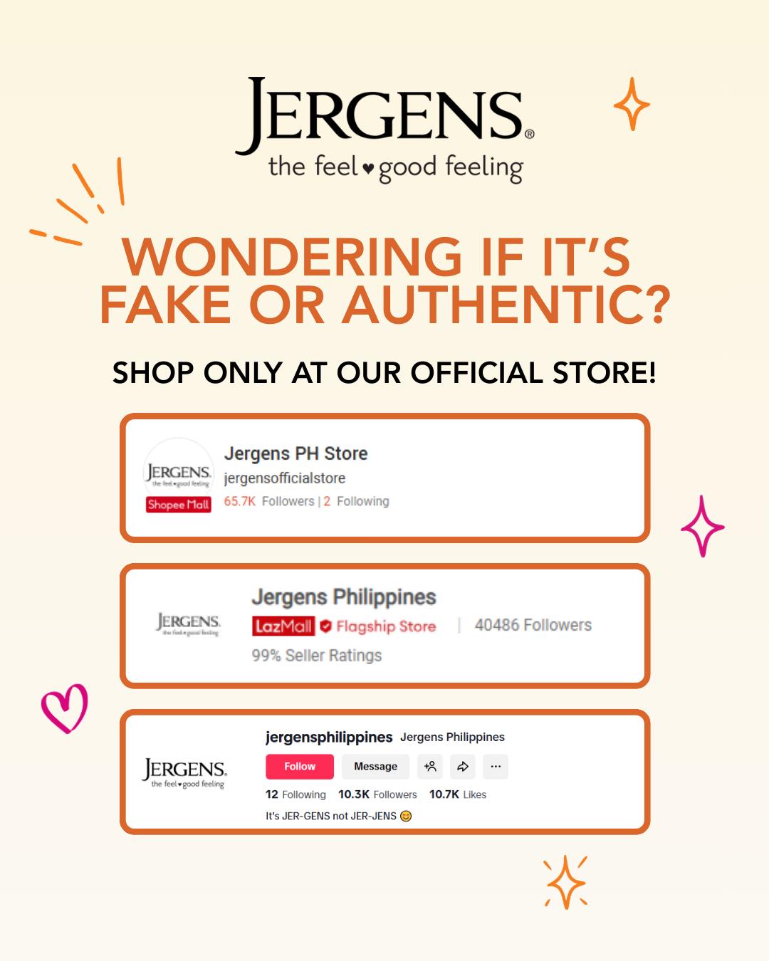 Jergens Philippines Facebook ad: Jergens Philippines on TikTok