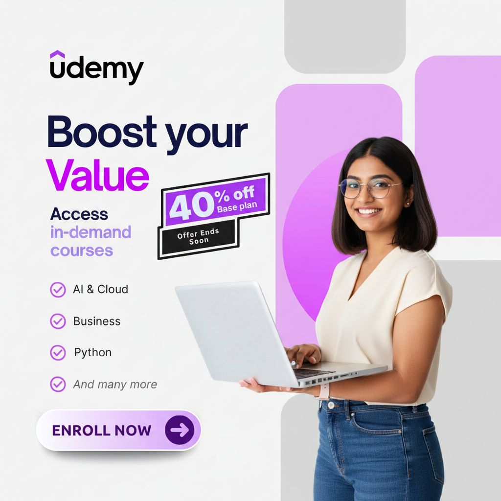 Udemy Facebook ad