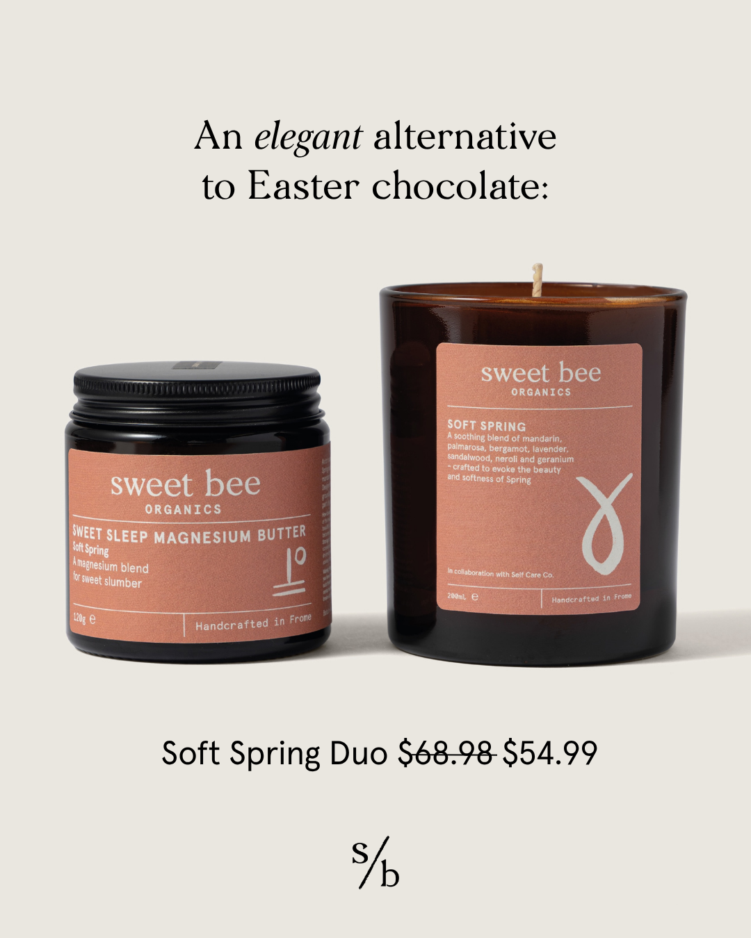 Sweet Bee Organics Facebook ad