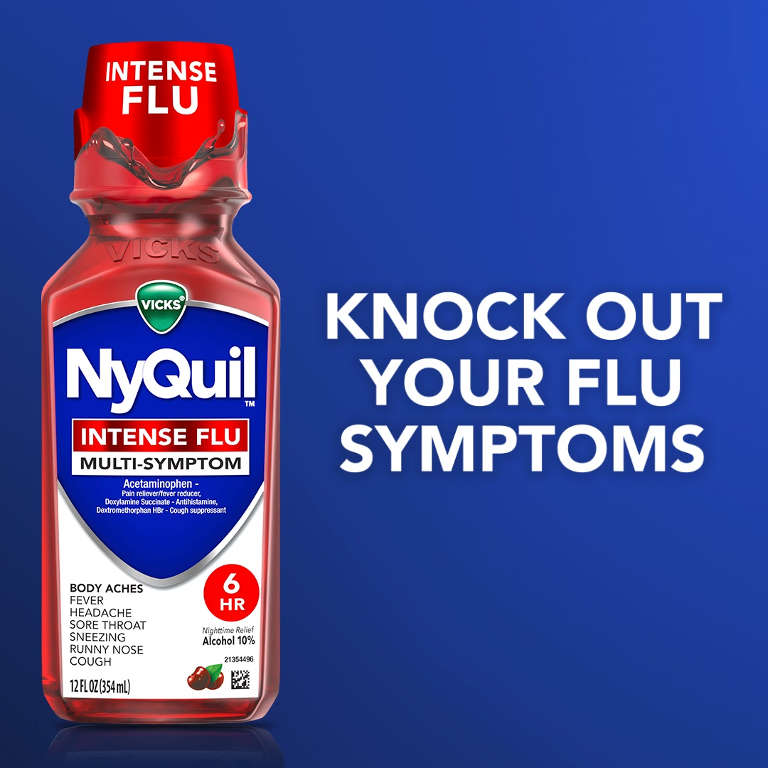 NyQuil & DayQuil Facebook ad: Best Sleep With A Flu