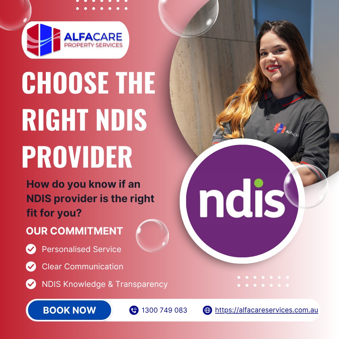 Alfa Care Services Facebook ad: Looking for a friendly, reliable NDIS-registered provider…