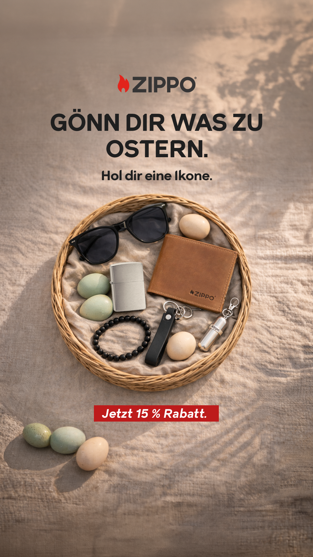 Zippo Europe Facebook ad