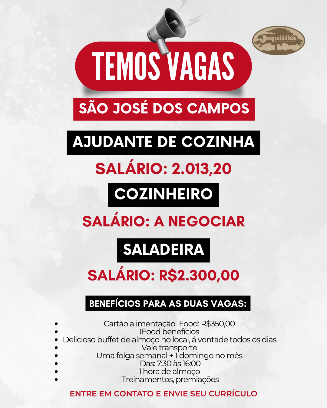 Jequitiba Restaurante & Buffet Facebook ad: Converse conosco