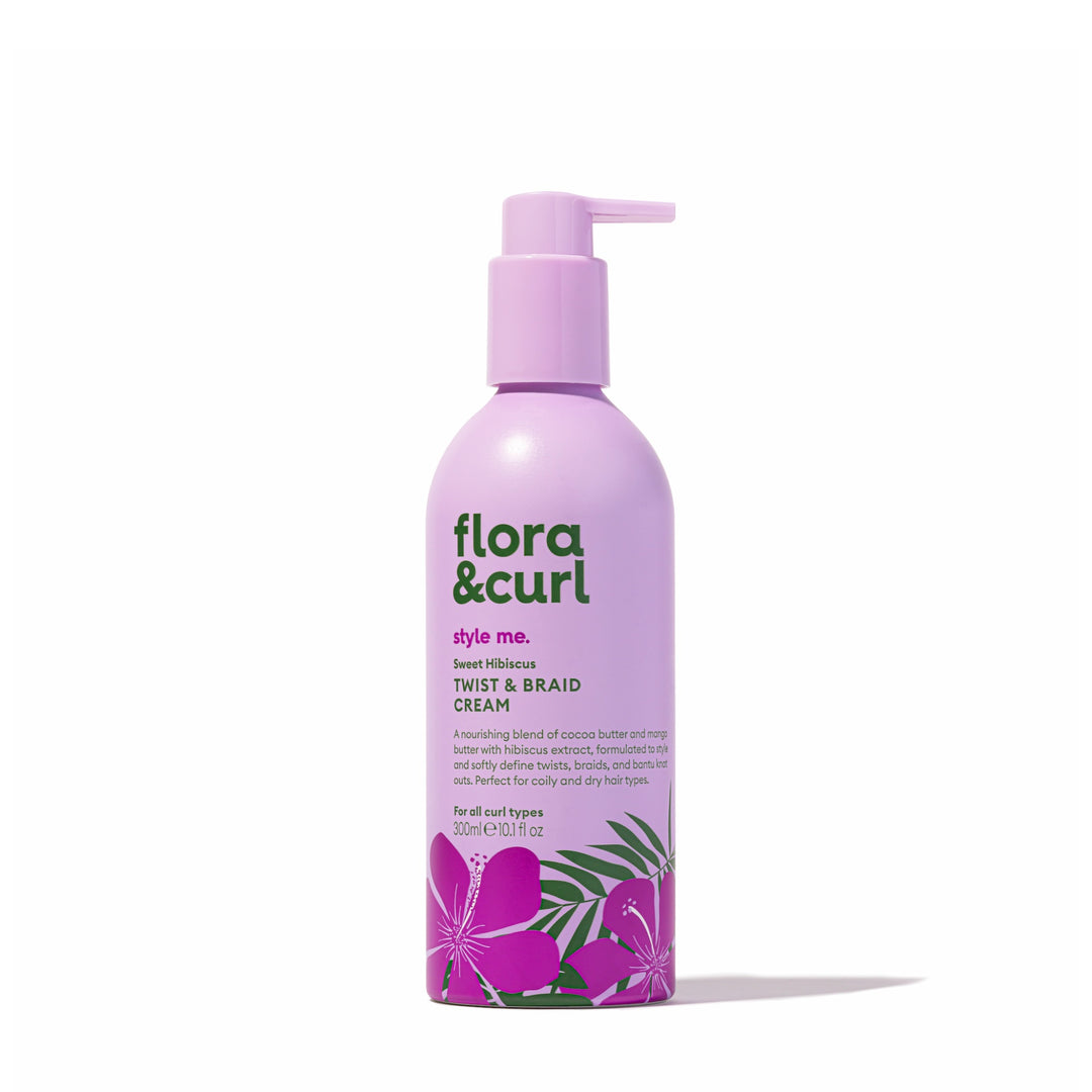 Flora & Curl Haircare Facebook ad