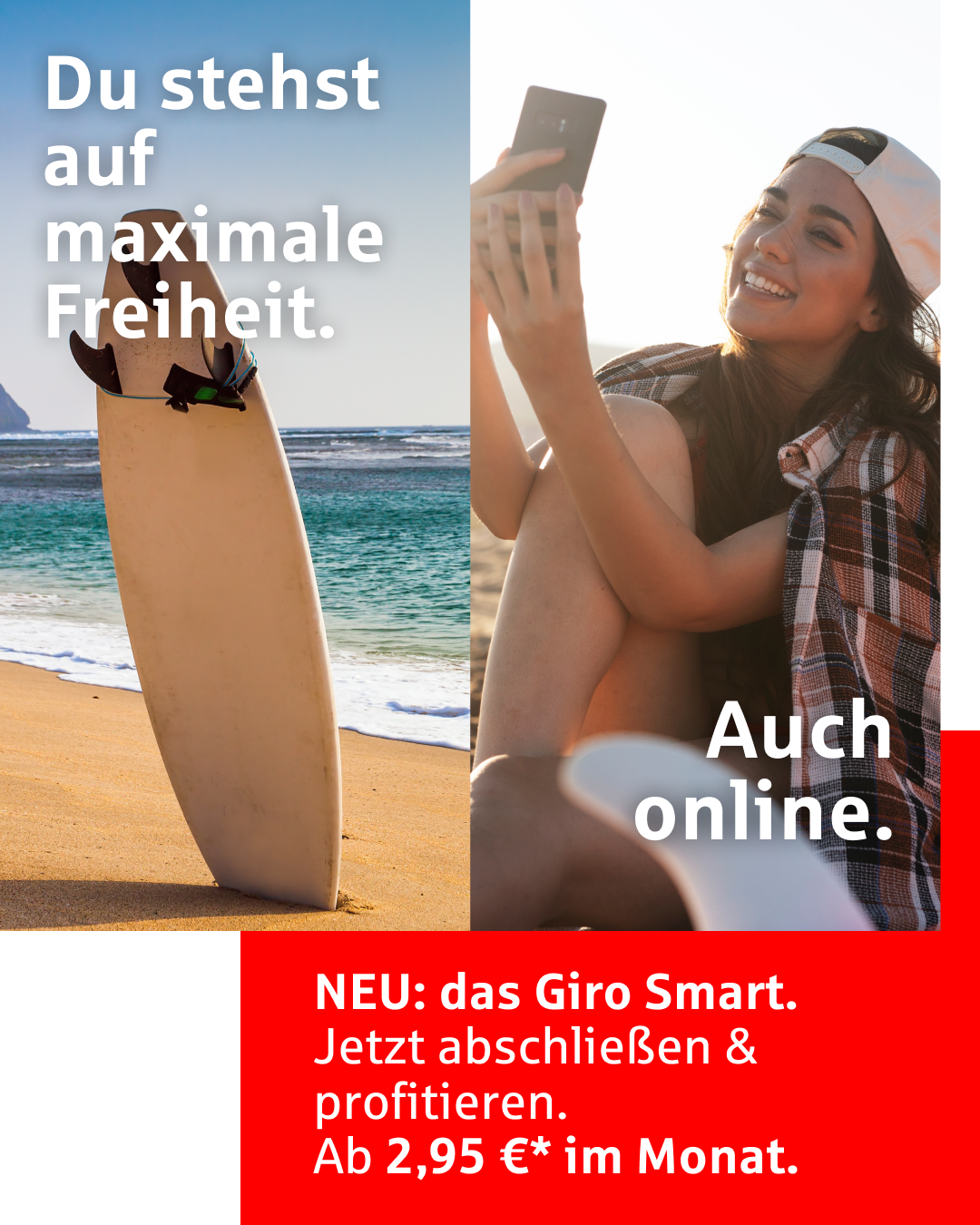 Sparkasse Südholstein Facebook ad from Dec 21, 2025
