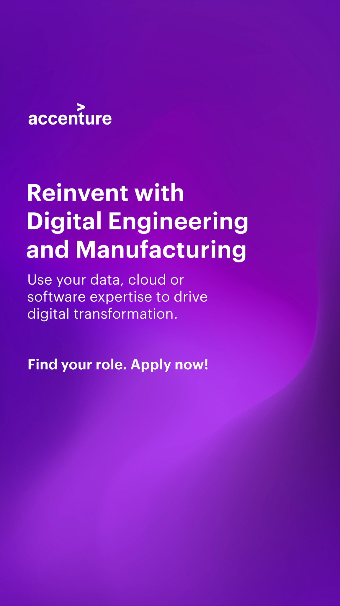 Accenture Facebook ad
