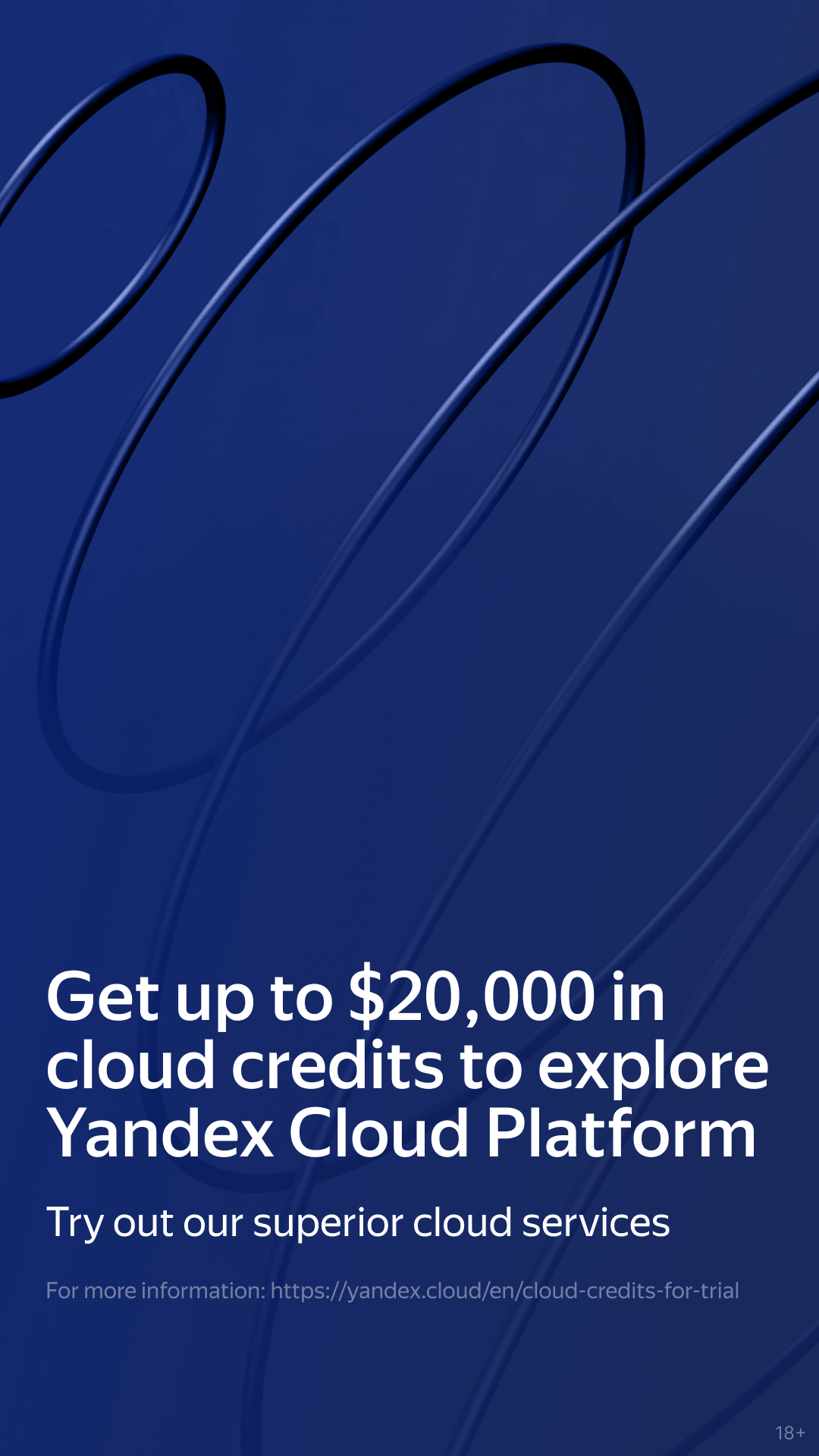 Yandex.Cloud Facebook ad from Apr 29, 2026