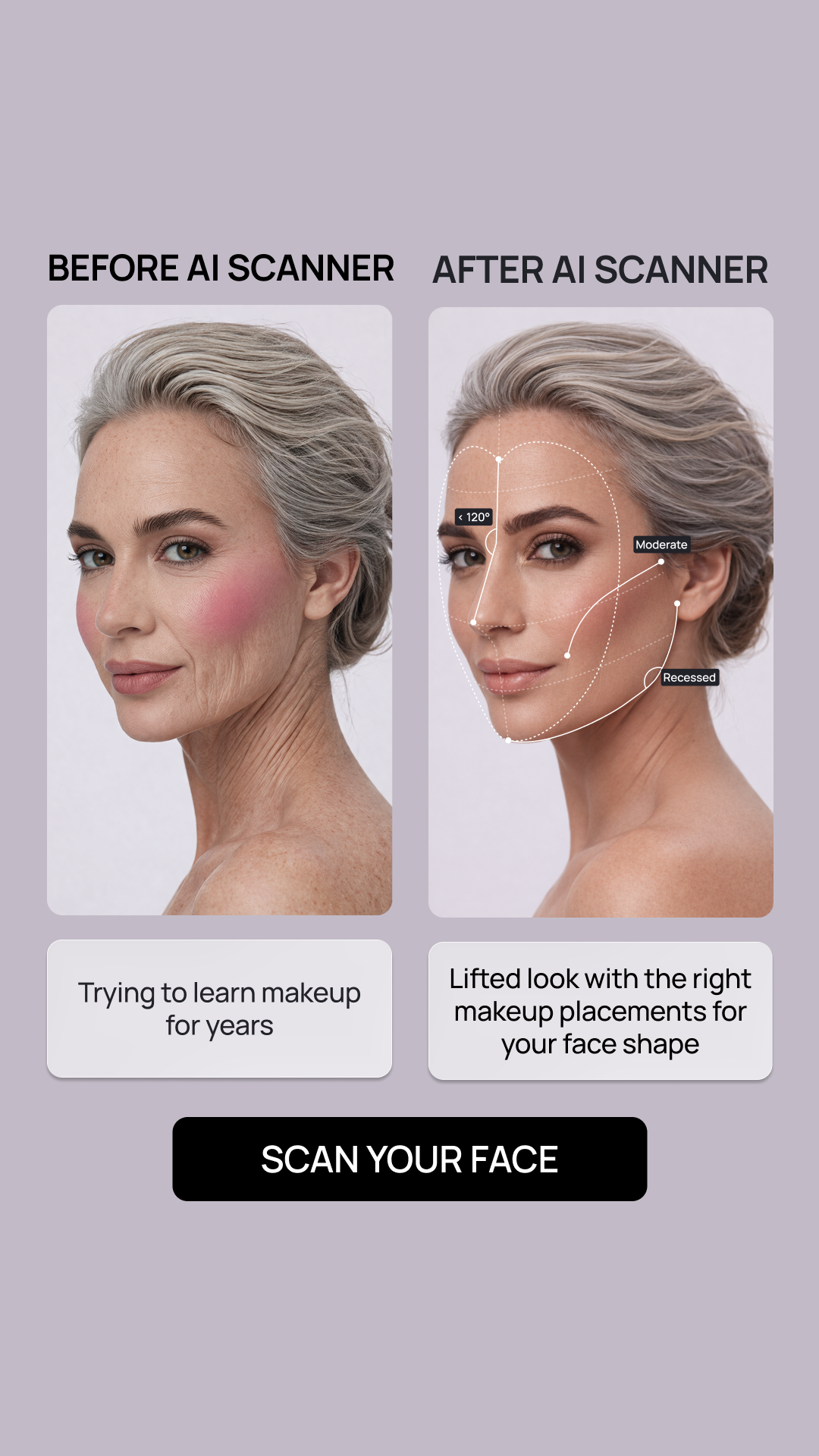 Beauty Transformation Program Facebook ad