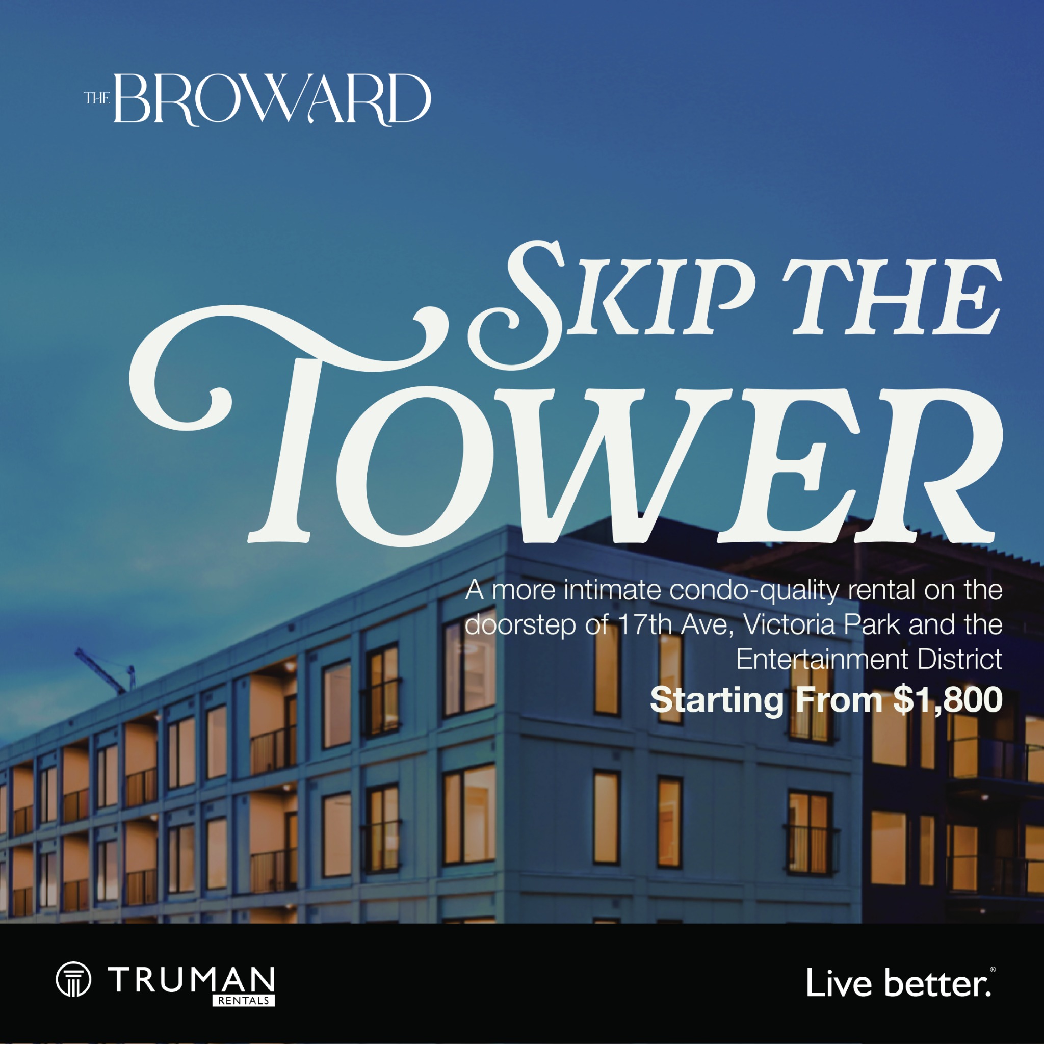 Truman Rentals Facebook ad from Jun 15, 2026