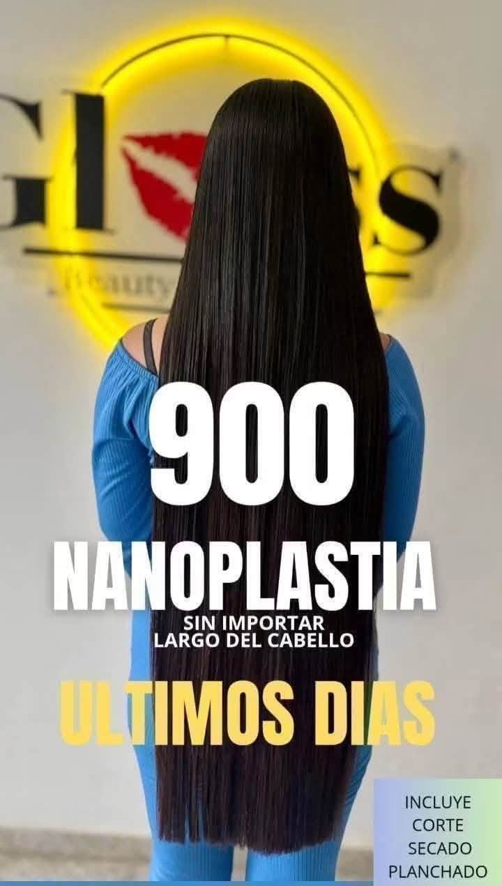 Gloss Beauty Salon & Spa Facebook ad: LUNES, MARTES, MIÉRCOLES