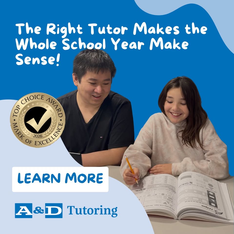 A&D Tutoring Facebook ad: The Best Personalized Tutoring in Edmonton | A&D Tutoring