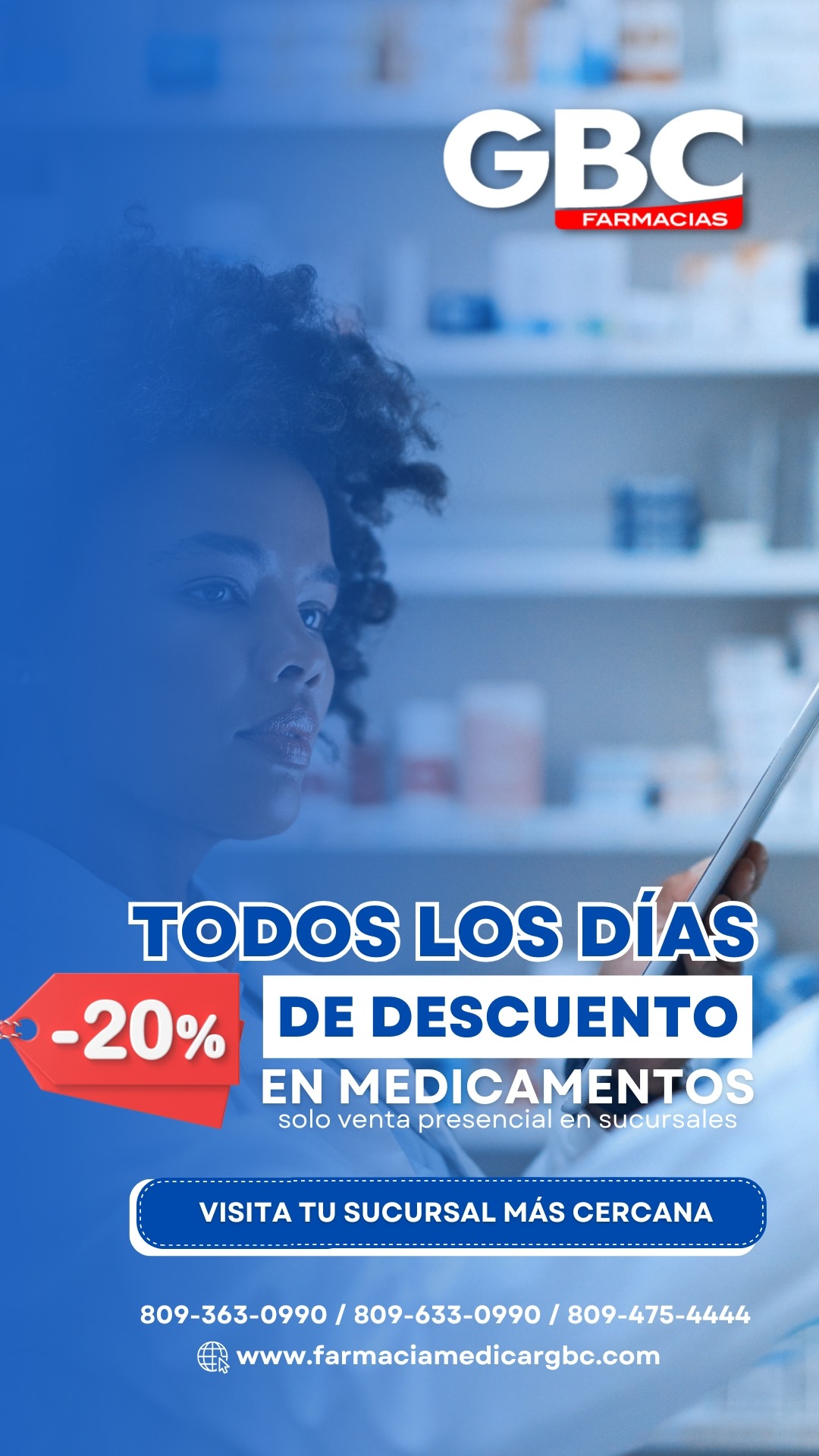 GBC Farmacias Facebook ad from Feb 12, 2026