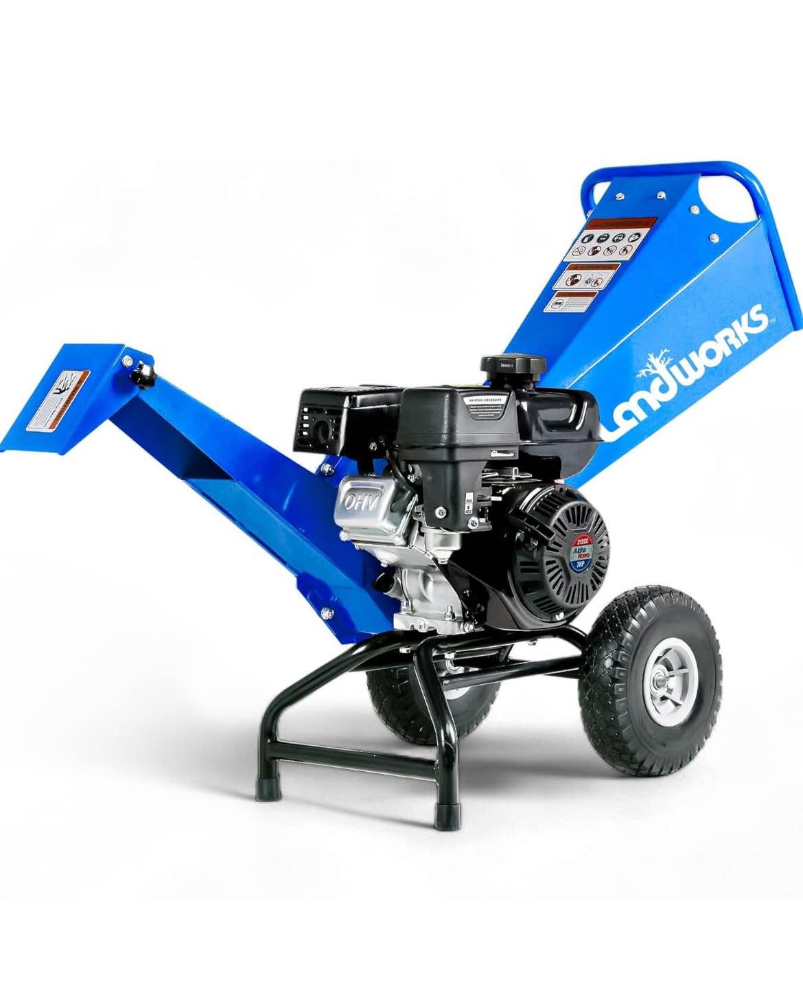 David Parraguirre Facebook ad: Wood Chipper Shredder Mulcher - Land Works - Brand New…