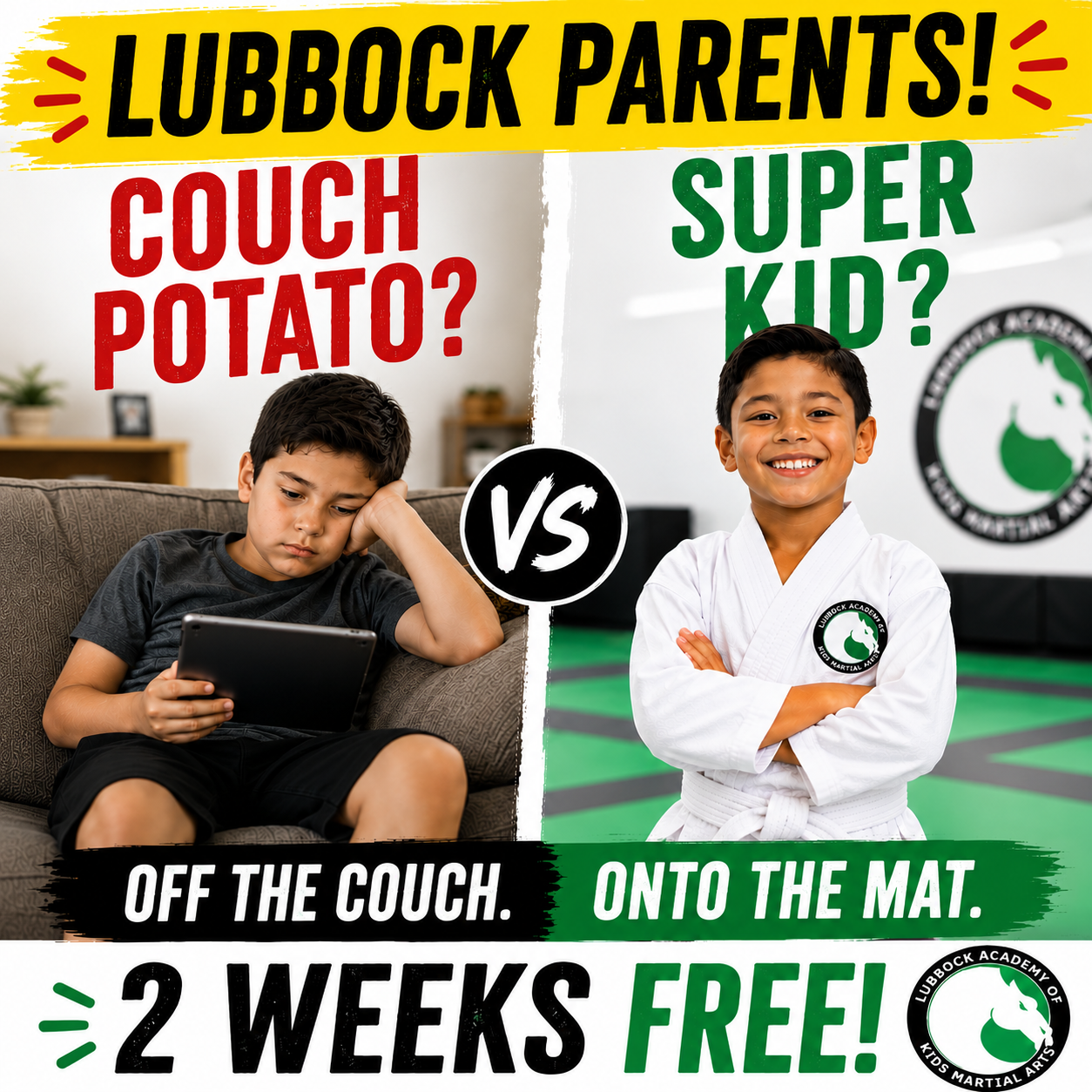 Pittman Jiu-Jitsu Facebook ad