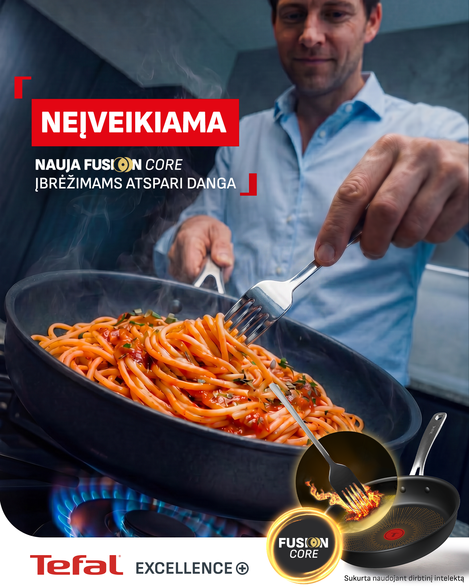 Tefal Facebook ad: Nesunaikinama