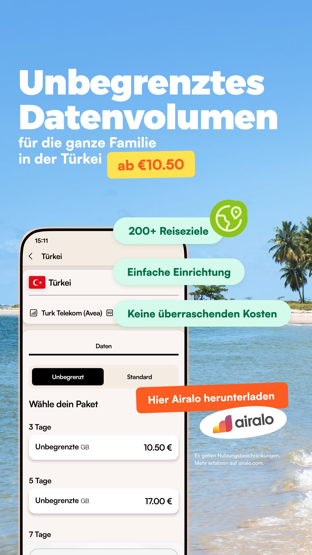 Airalo Global eSIM Store Facebook ad