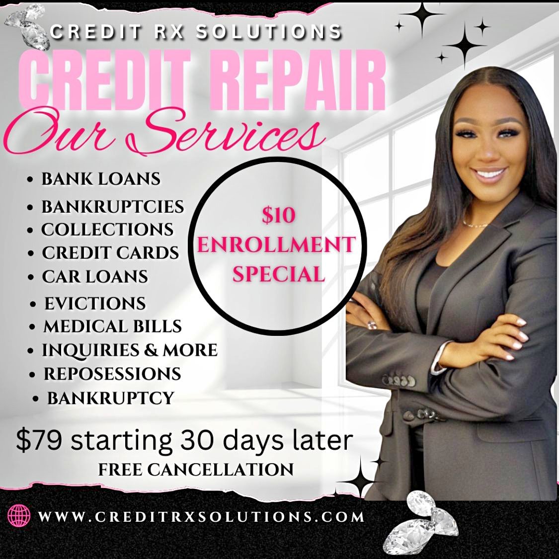 The Credit Goat Facebook ad: Chat in Messenger - $10 SPECIAL