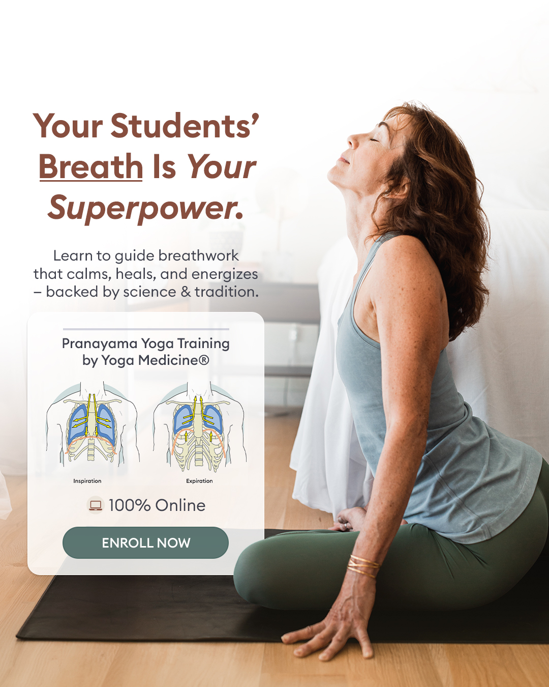 Yoga Medicine by Tiffany Cruikshank Facebook ad