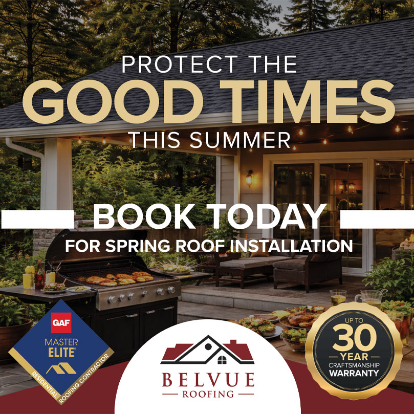 BelVue Roofing Facebook ad