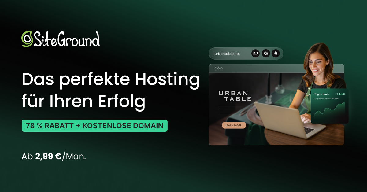 SiteGround Facebook ad