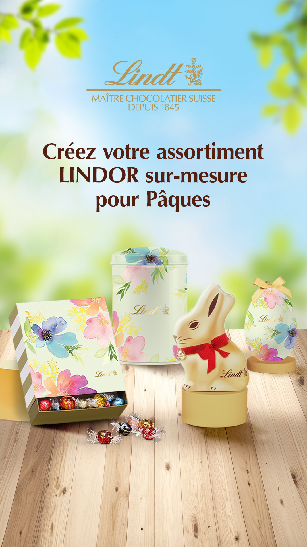 Lindt Facebook ad