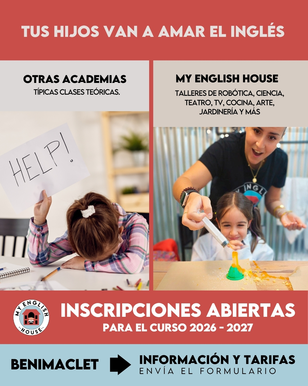 My English House Academy Facebook ad