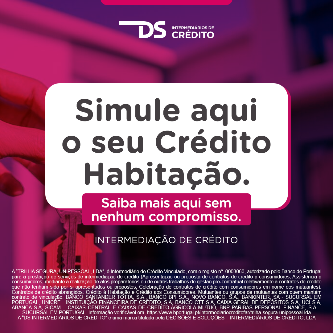 DS Intermediários de Crédito Jardim da Amoreira Facebook ad: Simule o seu Crédito Habitação gratuito