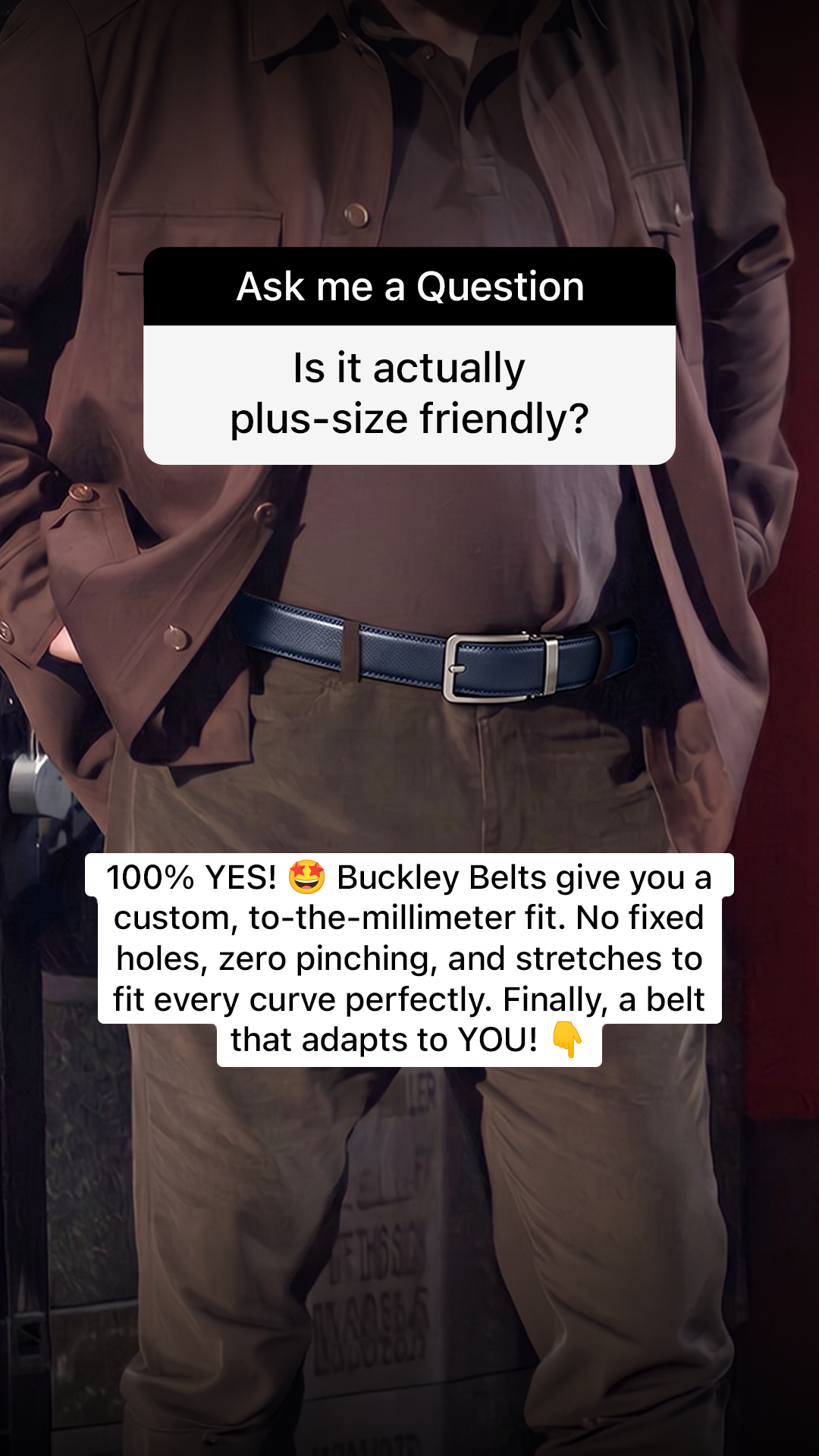 Buckley Belts Facebook ad
