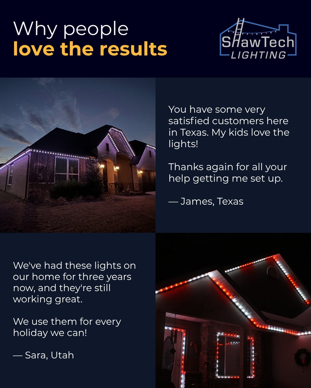ShawTech Lighting Facebook ad